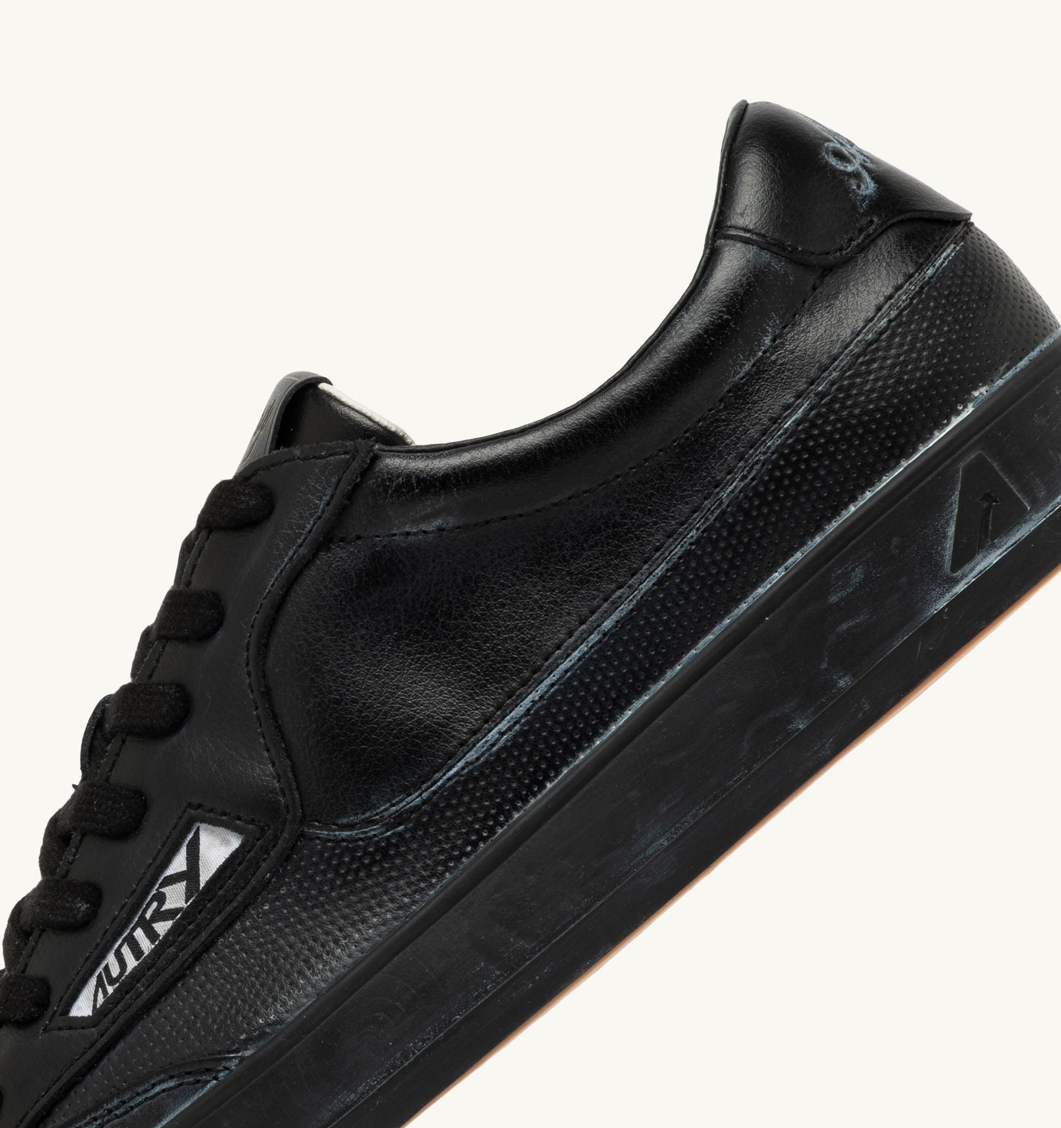BASKETS WINDSCAPE LOW SUPER VINTAGE EN CUIR NOIR