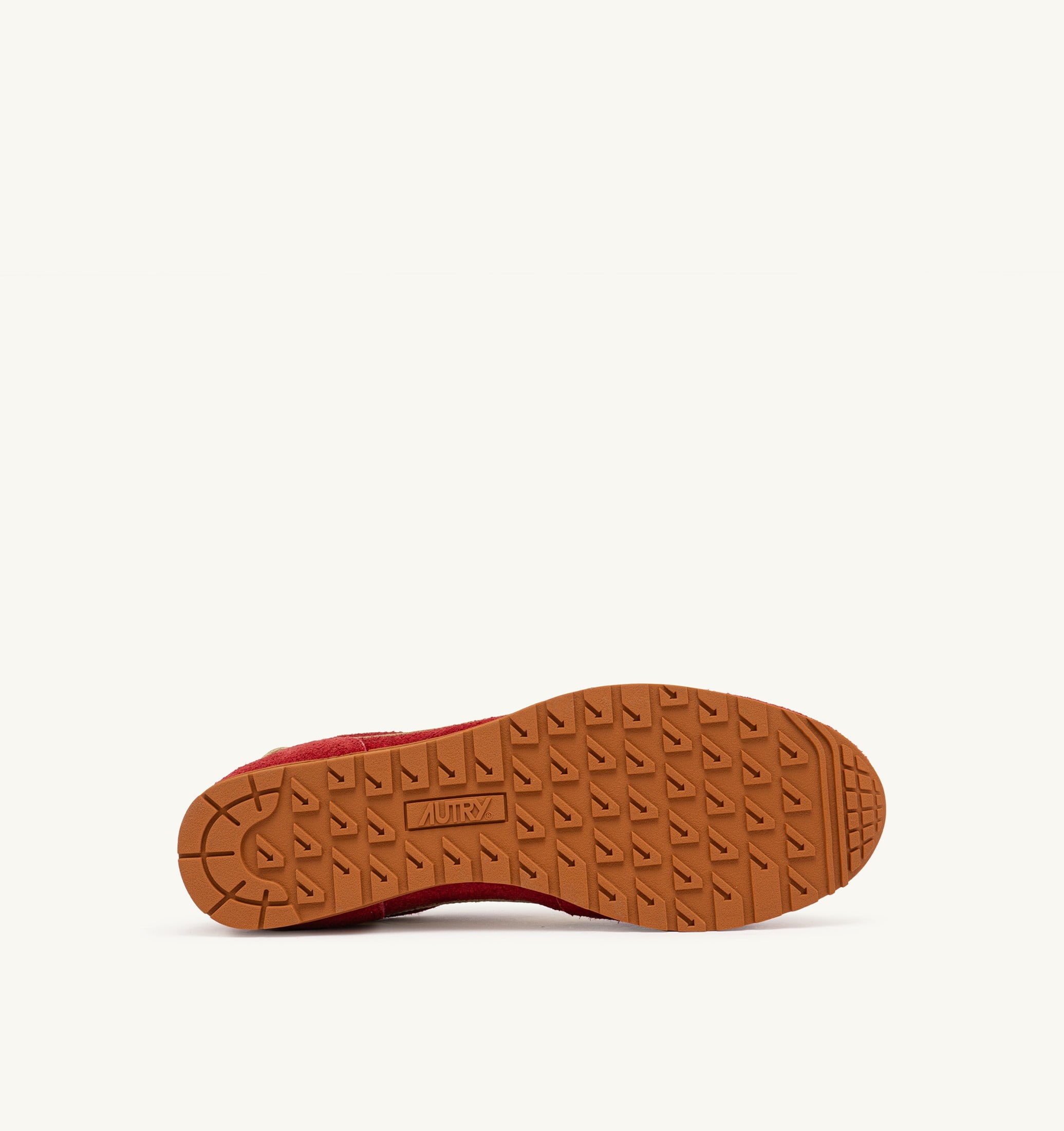 BASKETS WINDSPIN EN DAIM ET CUIR IMPERIAL RED ET RUTABAGA