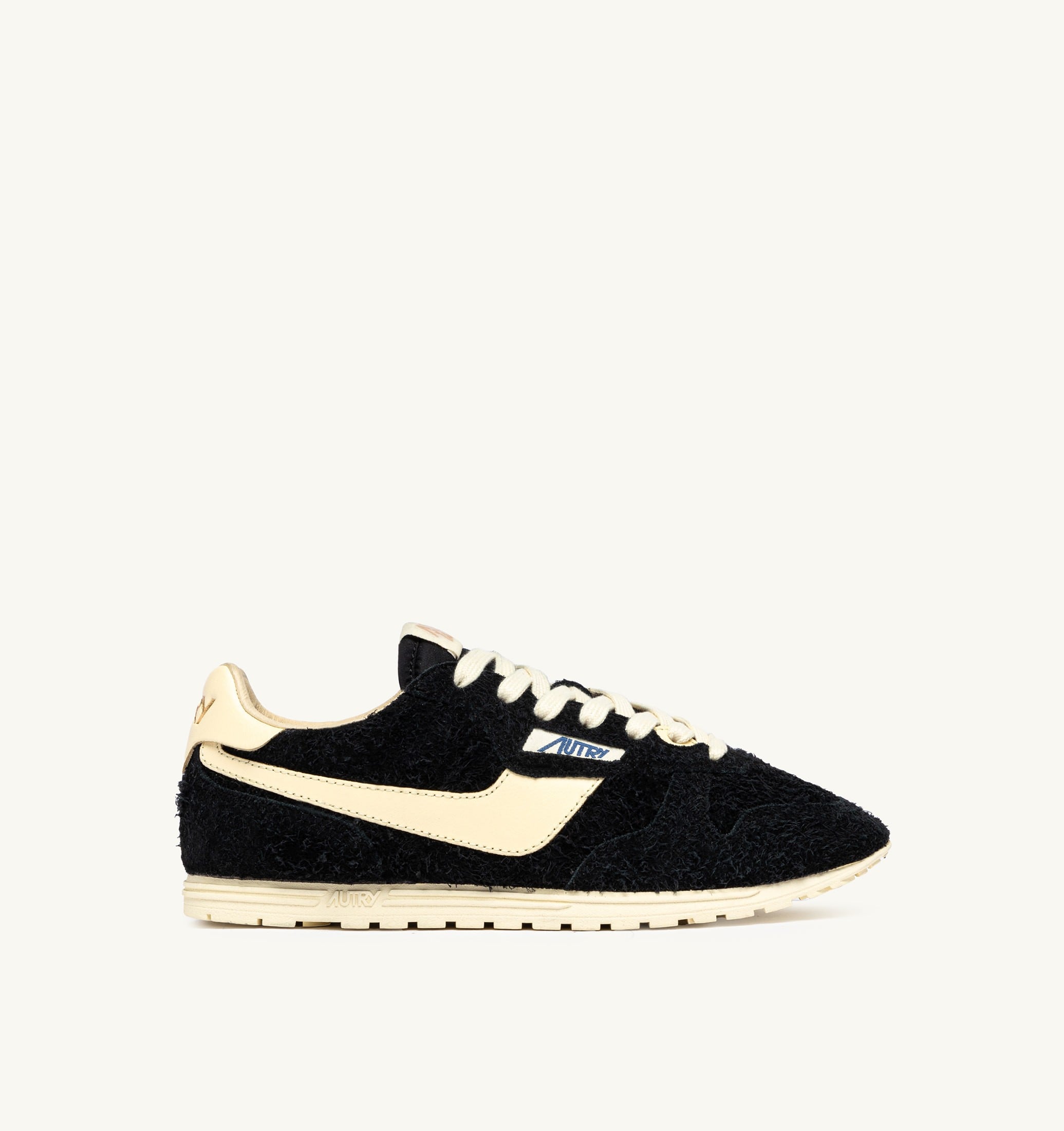 BASKETS WINDSPIN EN DAIM ET CUIR NOIR ET RUTABAGA